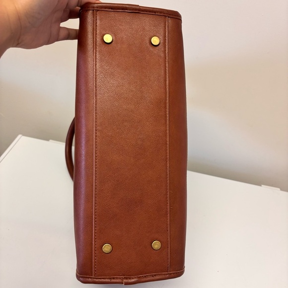 Frye & Co. Faux Leather Satchel Crossbody Bag Women - Picture 12 of 15